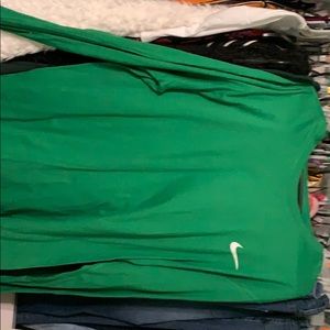 Green Nike long sleeve tee